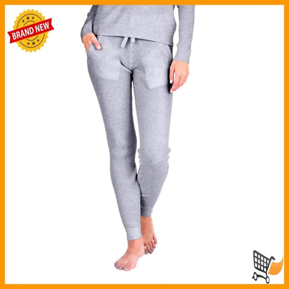 Cashmere Jogger Pants with Pockets, Medium, Lounge Wear, 100% Pure